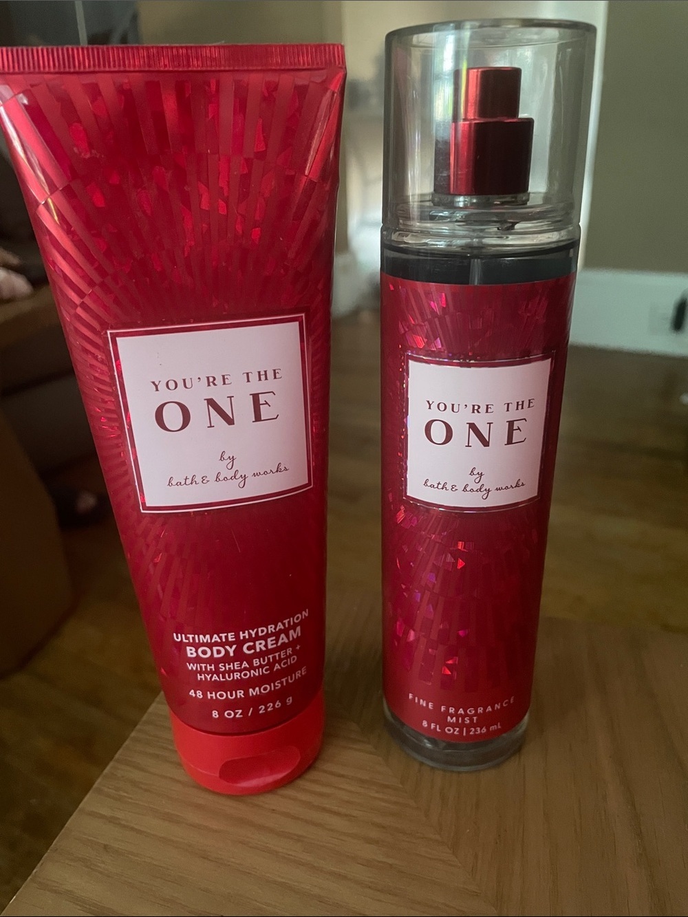 Bath & Body Works You're The One Red Body Cream & Fragrance Mist Set